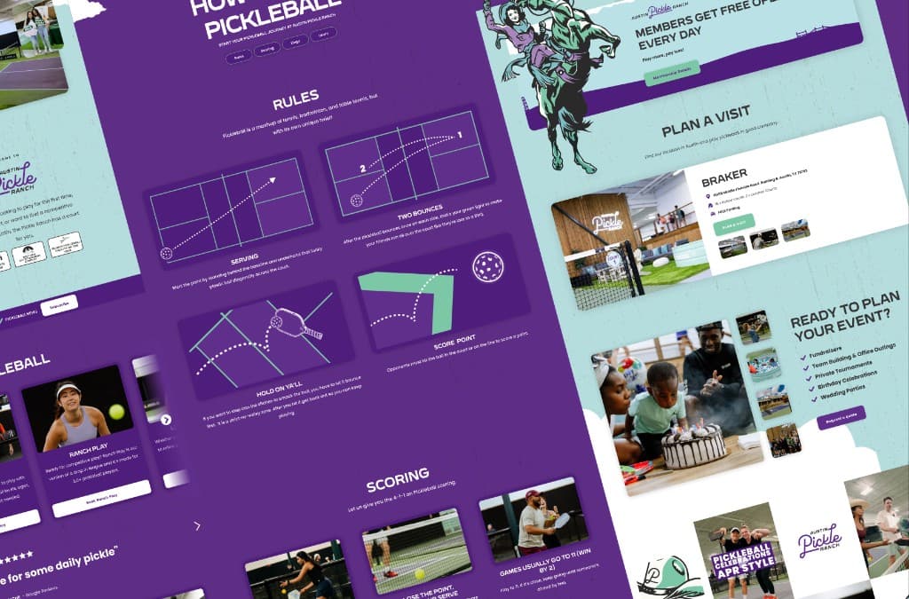 Austin Pickle Ranch website design and build by LimitBreak