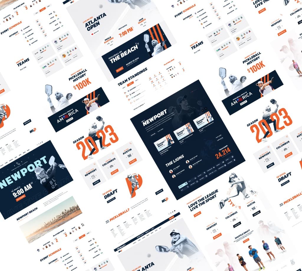 LimitBreak case study preview: MAJOR LEAGUE PICKLEBALL, Website & product