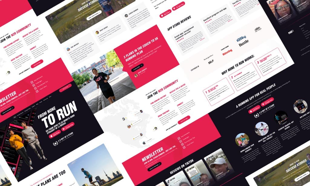 LimitBreak case study preview: NONE TO RUN, Graphic design & website